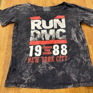 RUN DMC Black Graphic Tee
